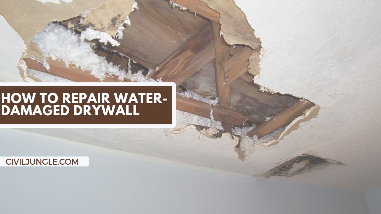 Drywall Water Damage Repair - Civil Jungle