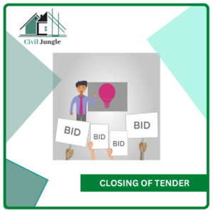 Closing of Tender