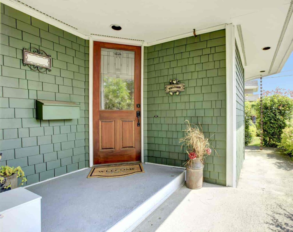 Green Color Schemes for Exterior House