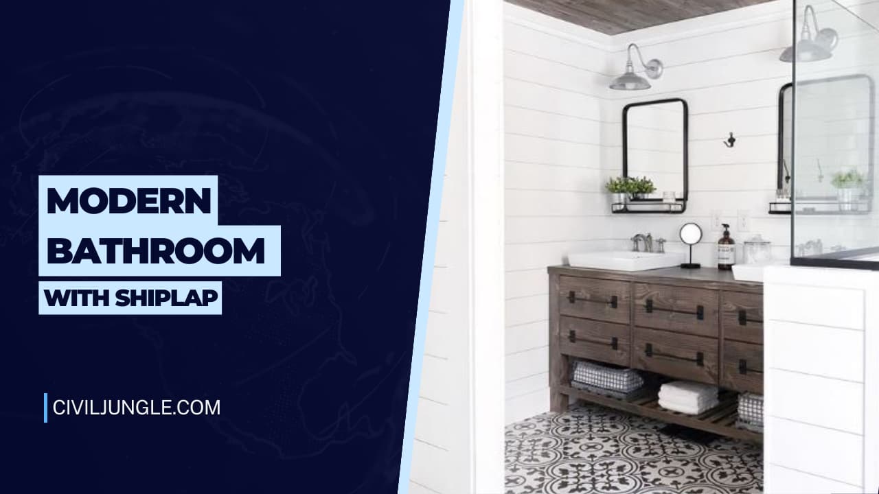 Modern Bathroom with Shiplap