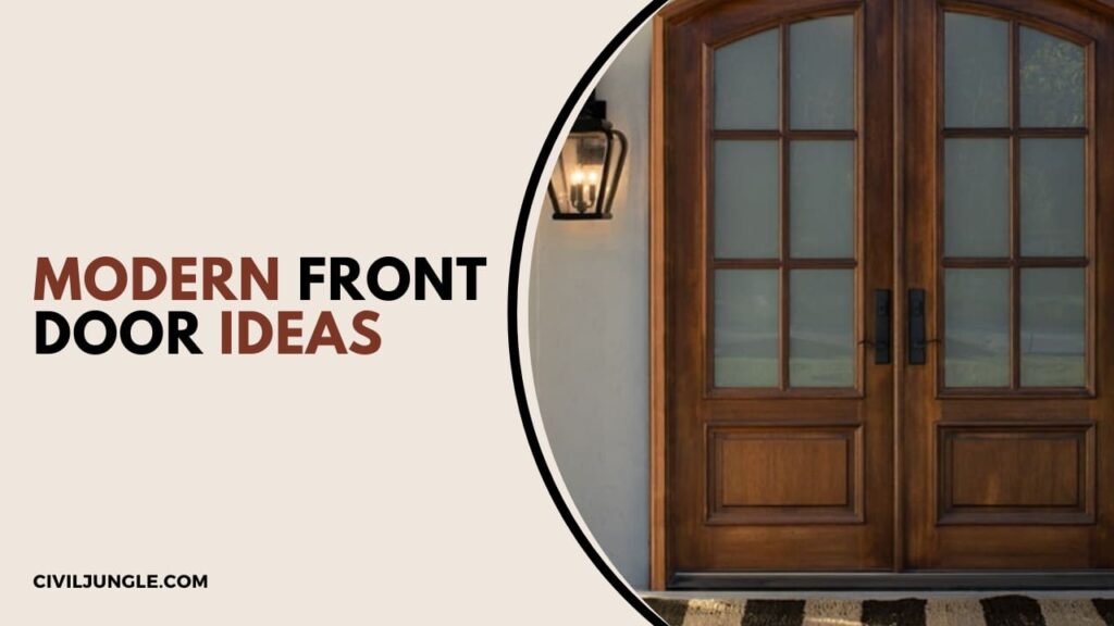 Modern Front Door Ideas