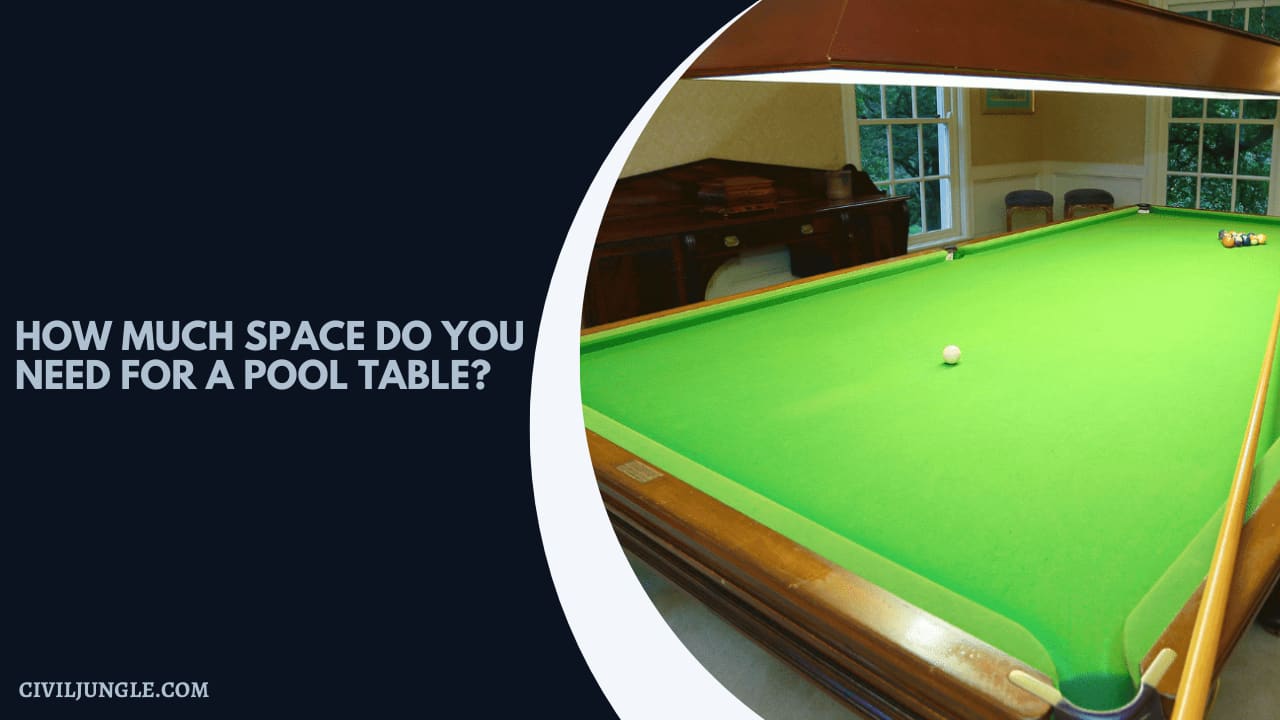 How Much Space Do You Need for a Pool Table?