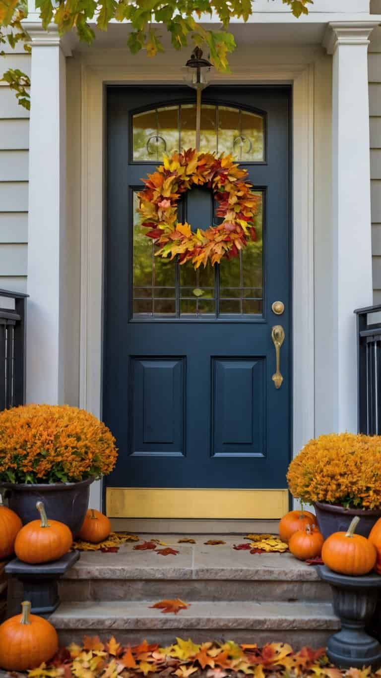 Incorporate Fall Leaves in Decor