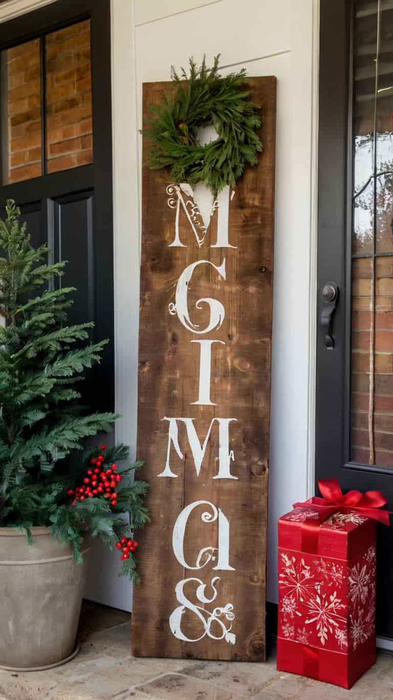 Personalize with Holiday Signs