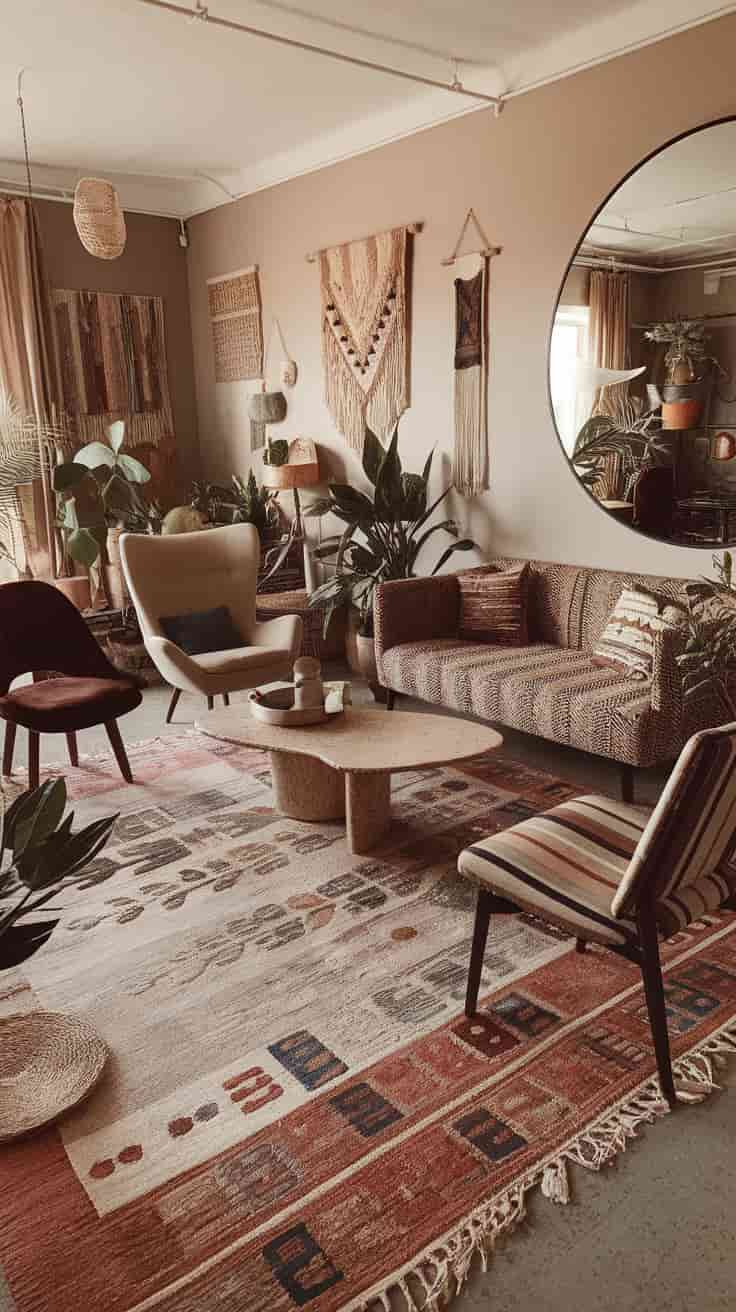 Boho Living Room Decor