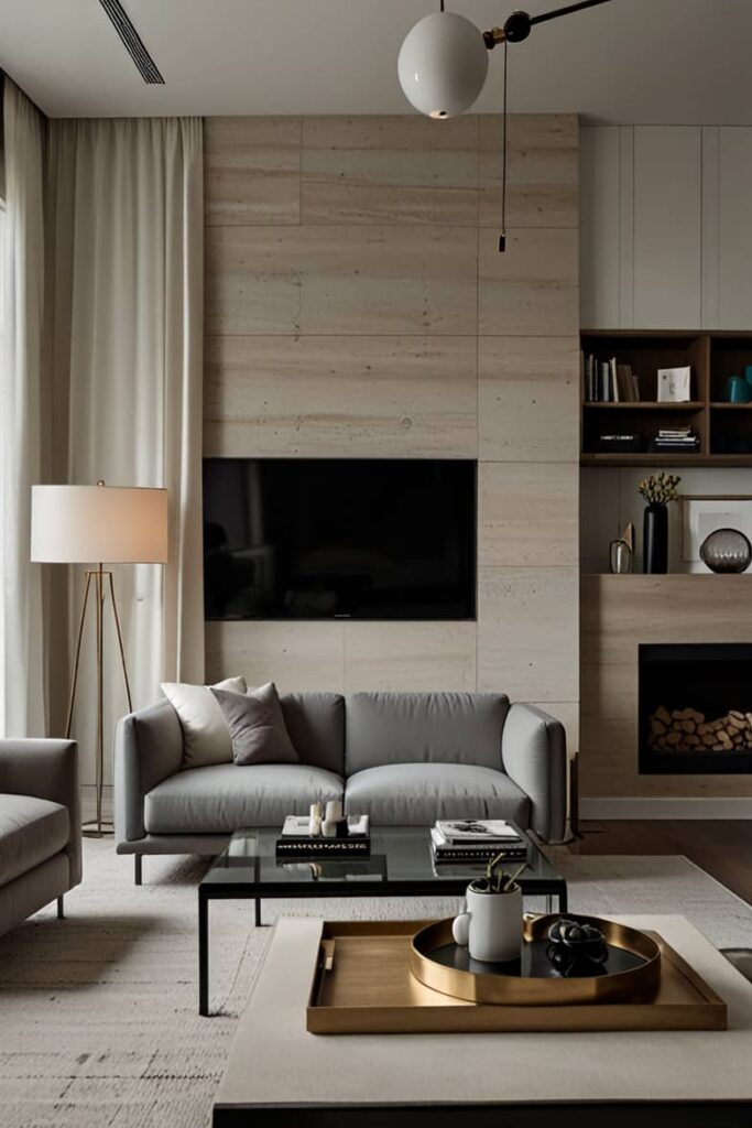 Modern Living Room Wall Decor & Feature Walls