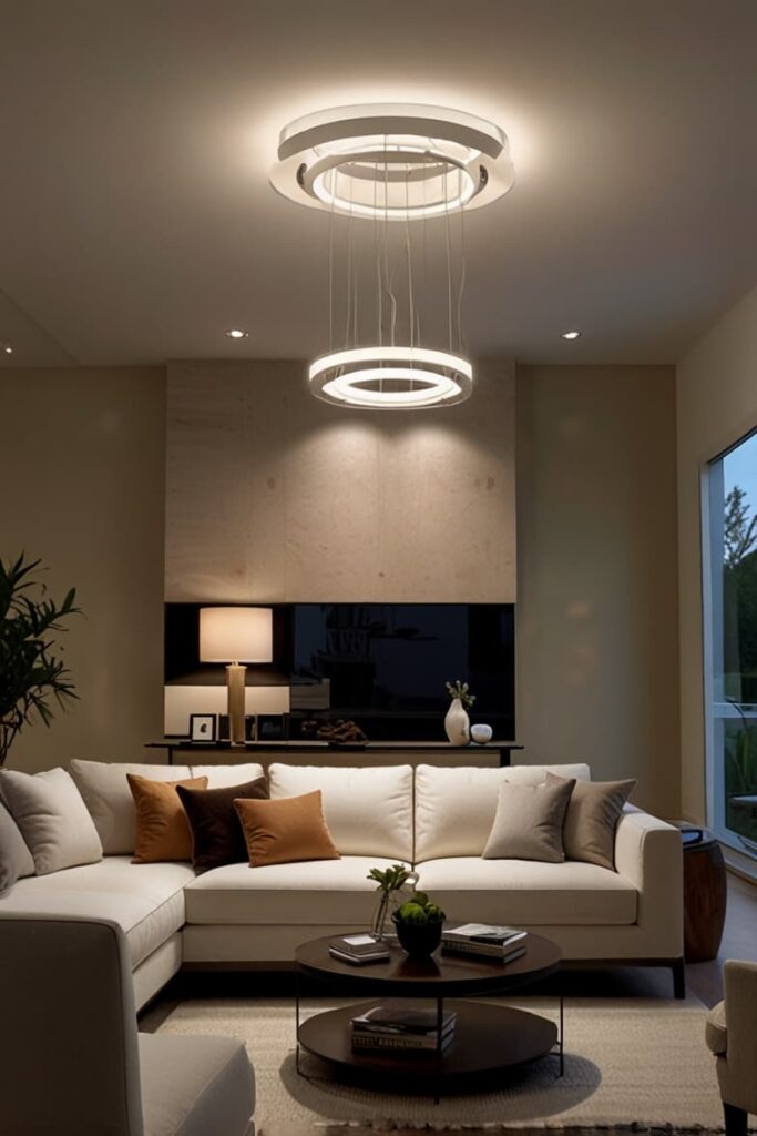 Open-Concept Modern Living Room Styling